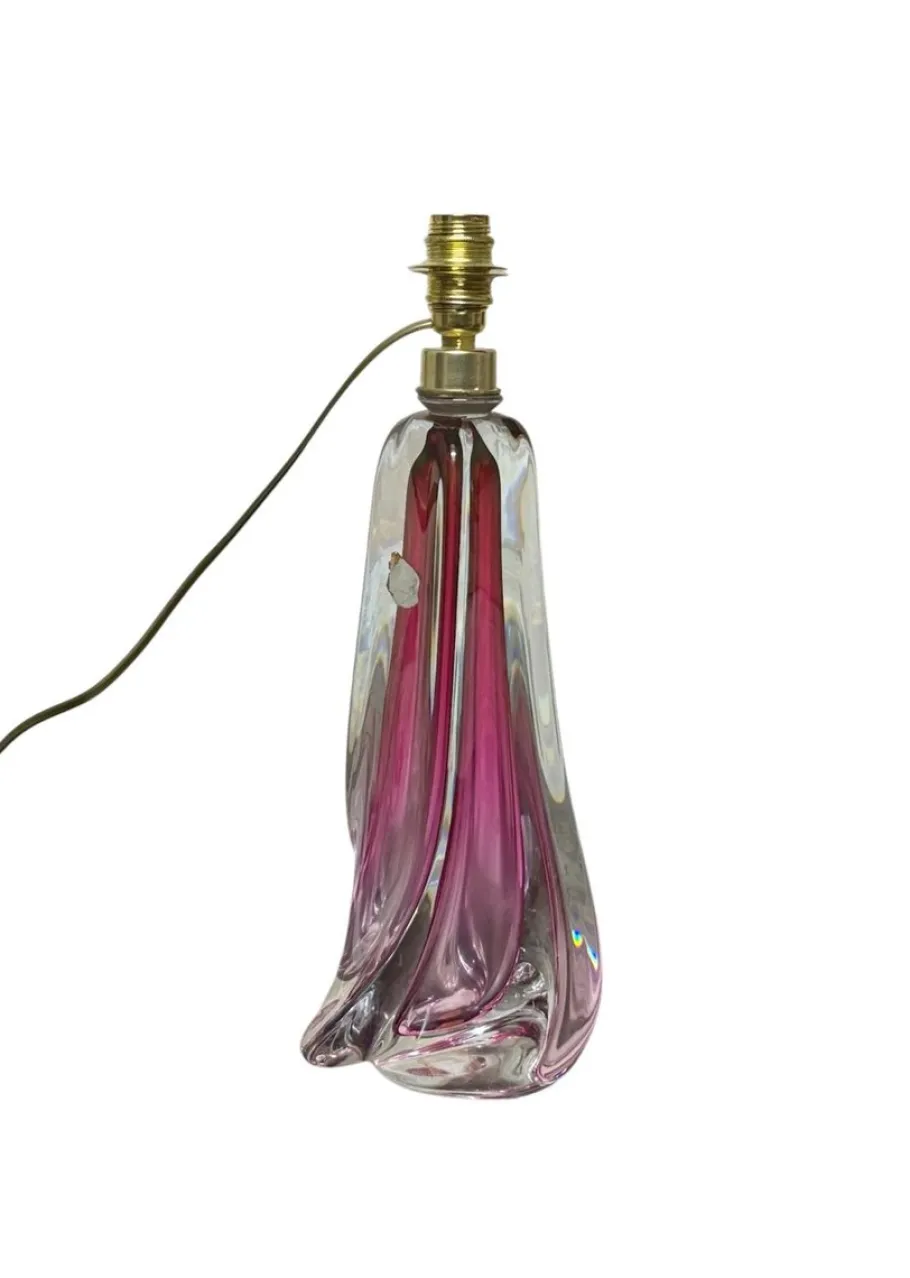 Best Pamono Belgian Table Lamp from Val Saint Lambert