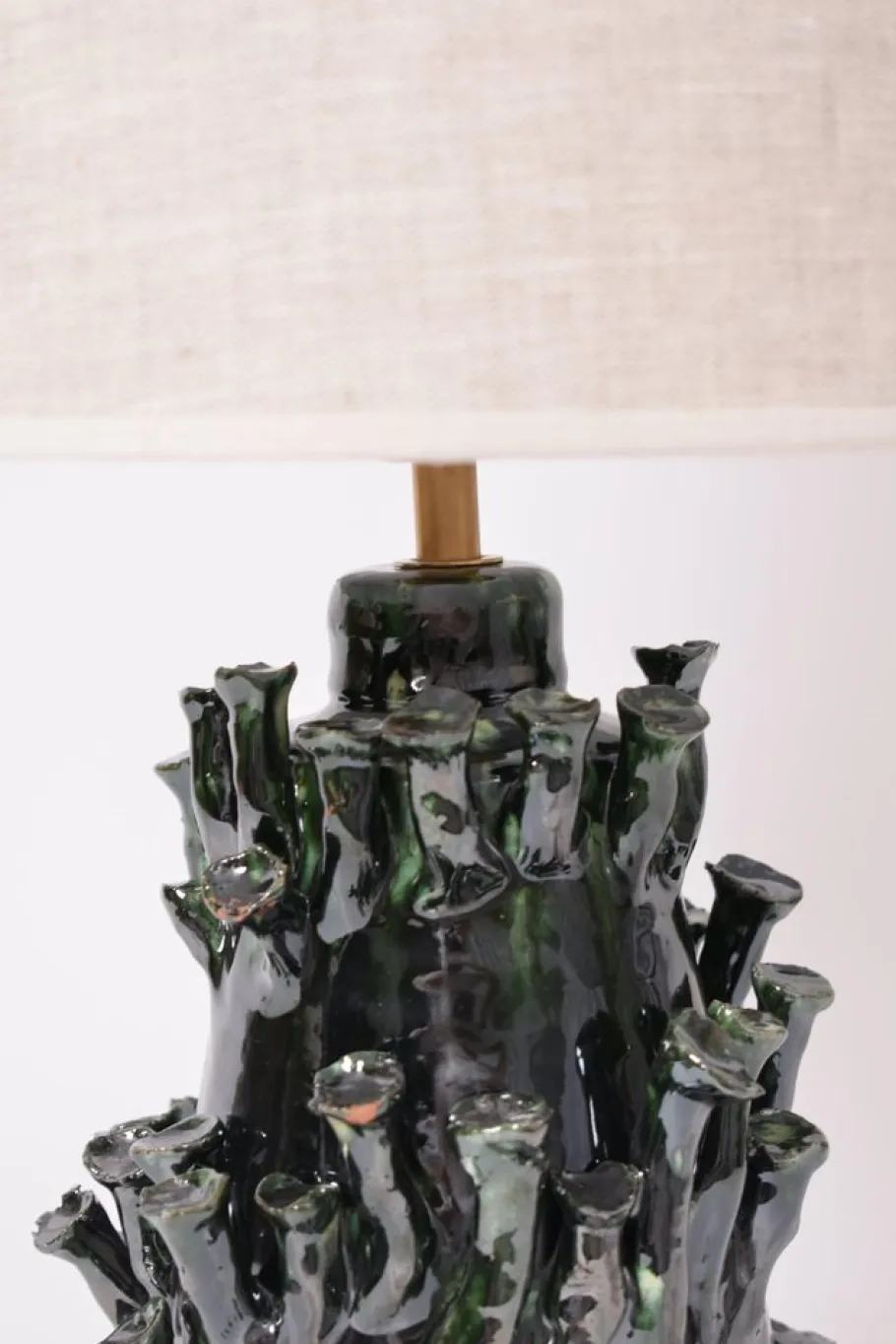 Online Pamono Belize Green and Black Lamp by Barracuda Interiors