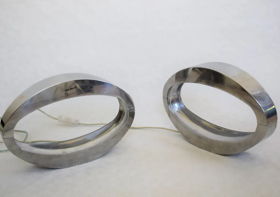 New Pamono Berio Table Lamps from Massive Belgium, Set of 2