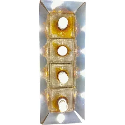 Sale Pamono Bicolor Murano Glass Wall Light attributed to Toni Zuccheri, Italy, 1970s
