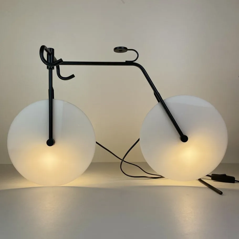 Discount Pamono Bicycle Table Lamp by Bag Turgi, 1980