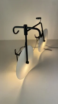 Discount Pamono Bicycle Table Lamp by Bag Turgi, 1980