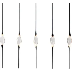 New Pamono Black + Gold Il Pezzo 12 Long Pendant by Il Pezzo Mancante