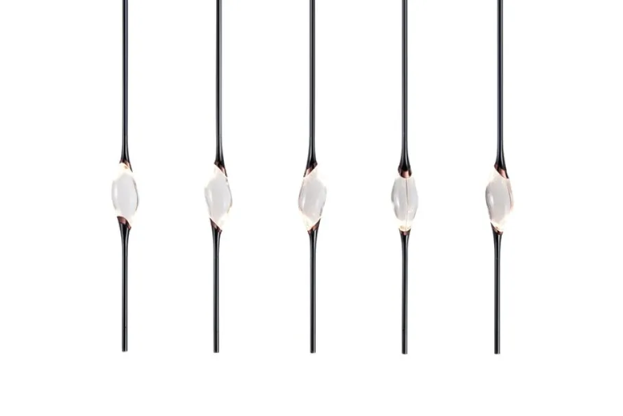 New Pamono Black + Gold Il Pezzo 12 Long Pendant by Il Pezzo Mancante