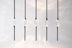 New Pamono Black + Gold Il Pezzo 12 Long Pendant by Il Pezzo Mancante