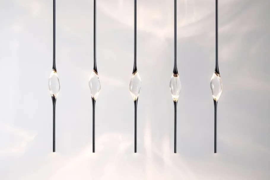 New Pamono Black + Gold Il Pezzo 12 Long Pendant by Il Pezzo Mancante