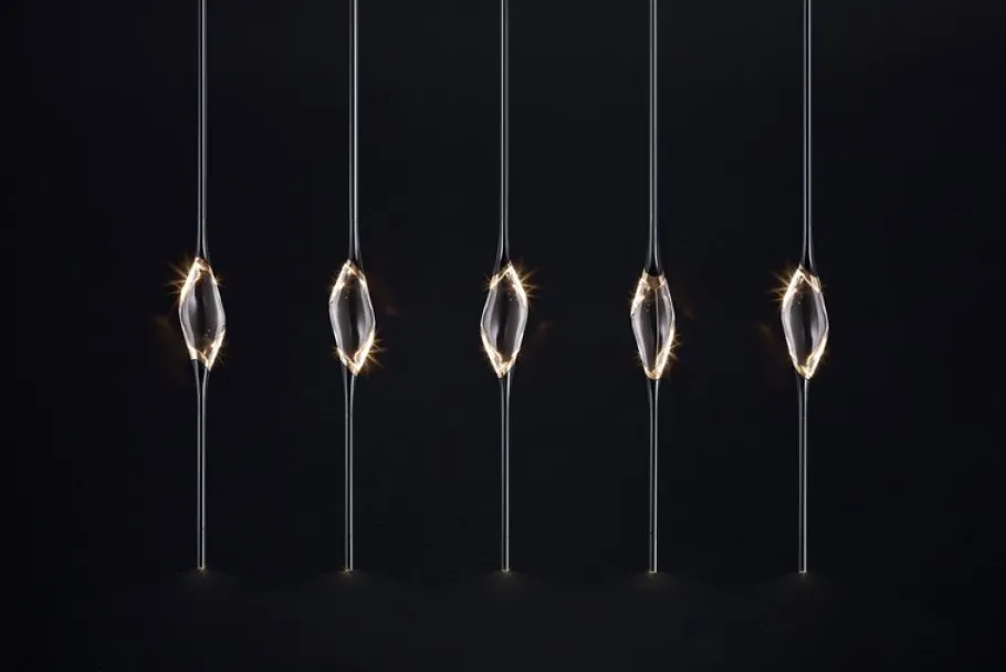 New Pamono Black + Gold Il Pezzo 12 Long Pendant by Il Pezzo Mancante