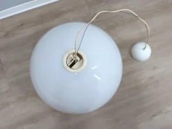 Discount Pamono Black & White Hanging Lamp by Castiglioni Brothers for Flos, 1970s