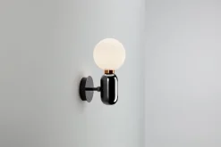 Hot Pamono Black Aballs A Wall Lamp by Parachilna