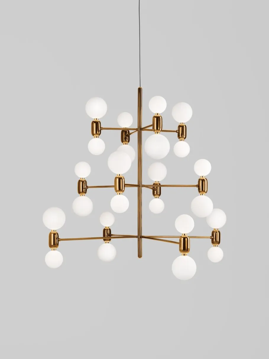 Hot Pamono Black Aballs Chandelier 8 by Parachilna