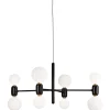 New Pamono Black Aballs Chandelier 4 by Parachilna