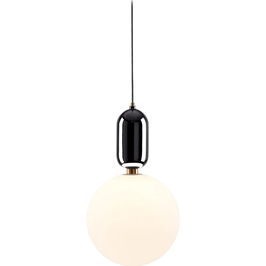 Online Pamono Black Aballs T Gr Pendant Lamp by Parachilna