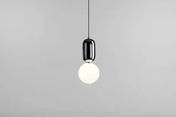 Online Pamono Black Aballs T Gr Pendant Lamp by Parachilna