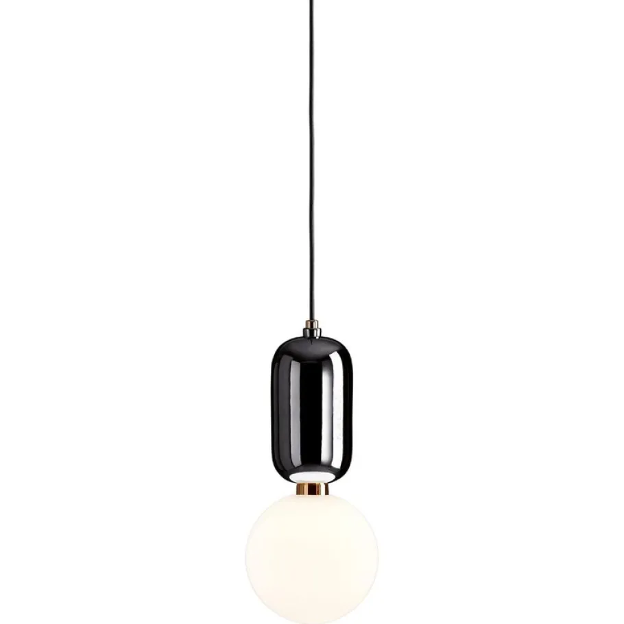 Hot Pamono Black Aballs T Pe Pendant Lamp by Parachilna