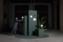 Hot Pamono Black Aballs T Pe Pendant Lamp by Parachilna