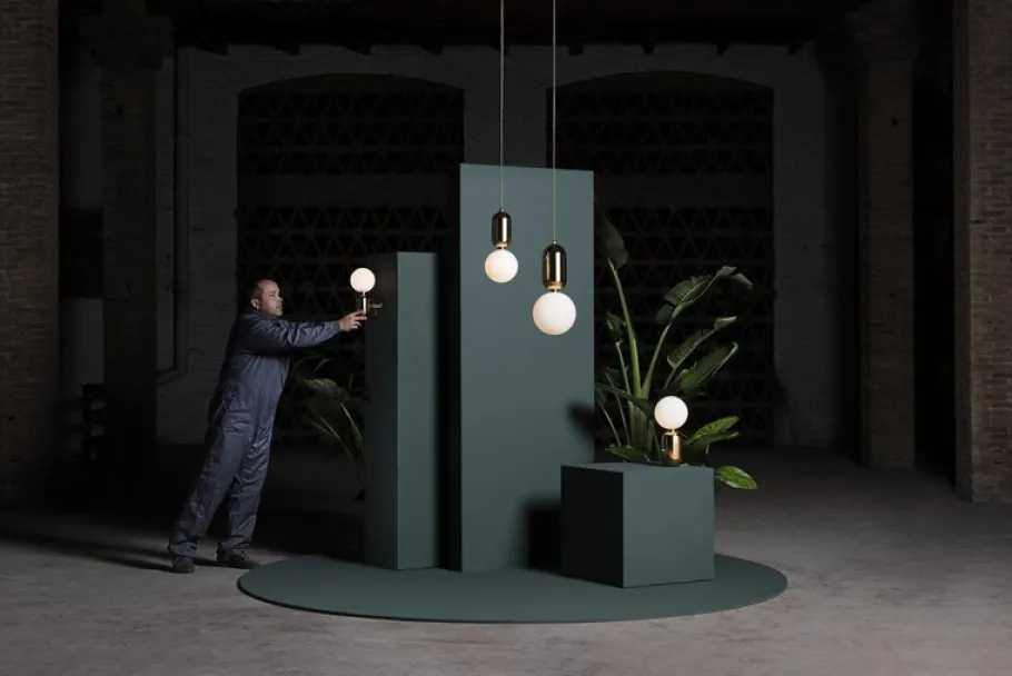 Hot Pamono Black Aballs T Pe Pendant Lamp by Parachilna