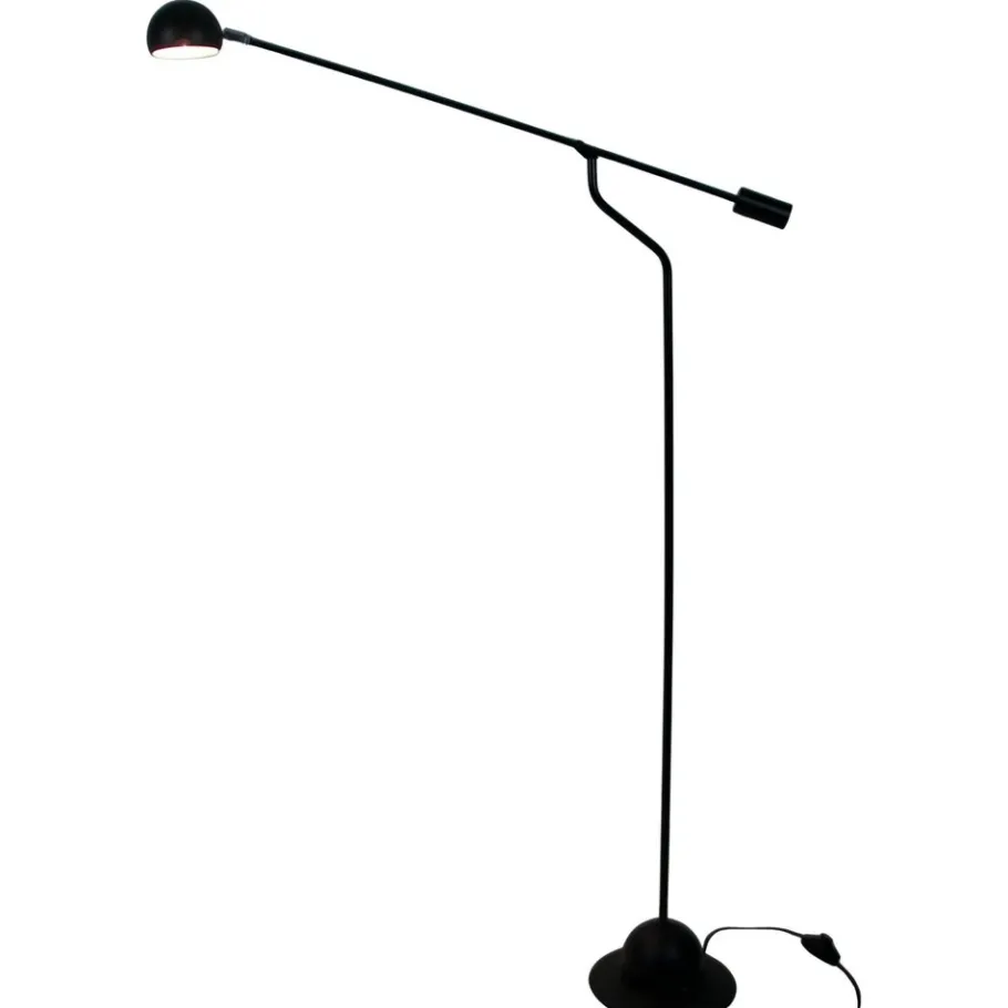 Clearance Pamono Black Adjustable Floor Lamp, Germany, 1970s