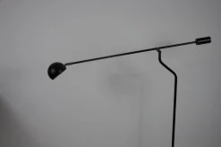 Clearance Pamono Black Adjustable Floor Lamp, Germany, 1970s