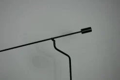 Clearance Pamono Black Adjustable Floor Lamp, Germany, 1970s