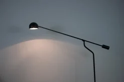 Clearance Pamono Black Adjustable Floor Lamp, Germany, 1970s