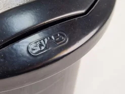 Online Pamono Black Aluminum Ground Spot by Simes Lighting, 1980s