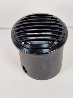 Online Pamono Black Aluminum Ground Spot by Simes Lighting, 1980s