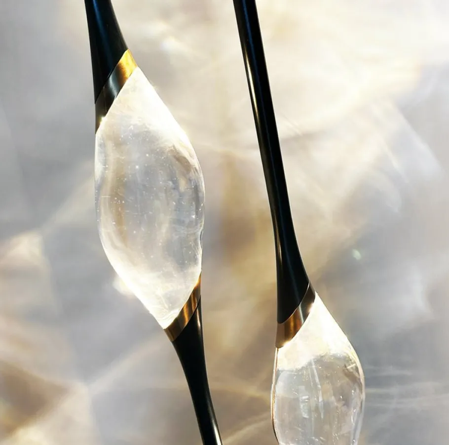 Online Pamono Black and Gold Il Pezzo 12 Floor Lamp by Il Pezzo Mancante