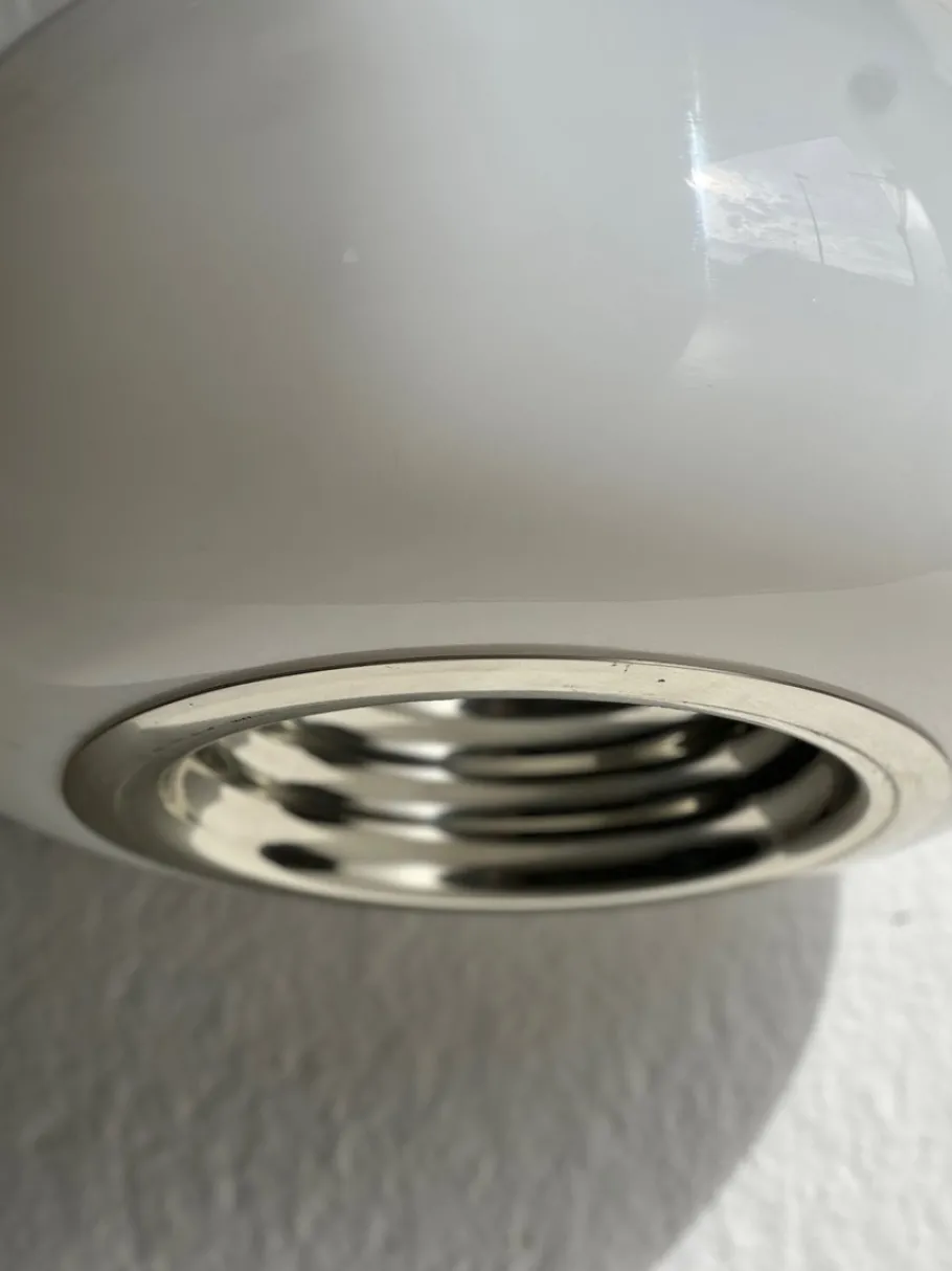 Best Pamono Black and White Ceiling Lamp by Achille Castiglioni for Flos, 1970s