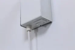 Hot Pamono Black and White Large Metal Paperclip Wall Lamps by J. J. M. Hoogervorst for Anvia, 1970s, Set of 2