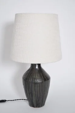 Online Pamono Black Ceramic Lamp, 1960s