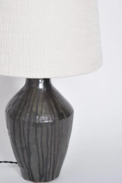 Online Pamono Black Ceramic Lamp, 1960s