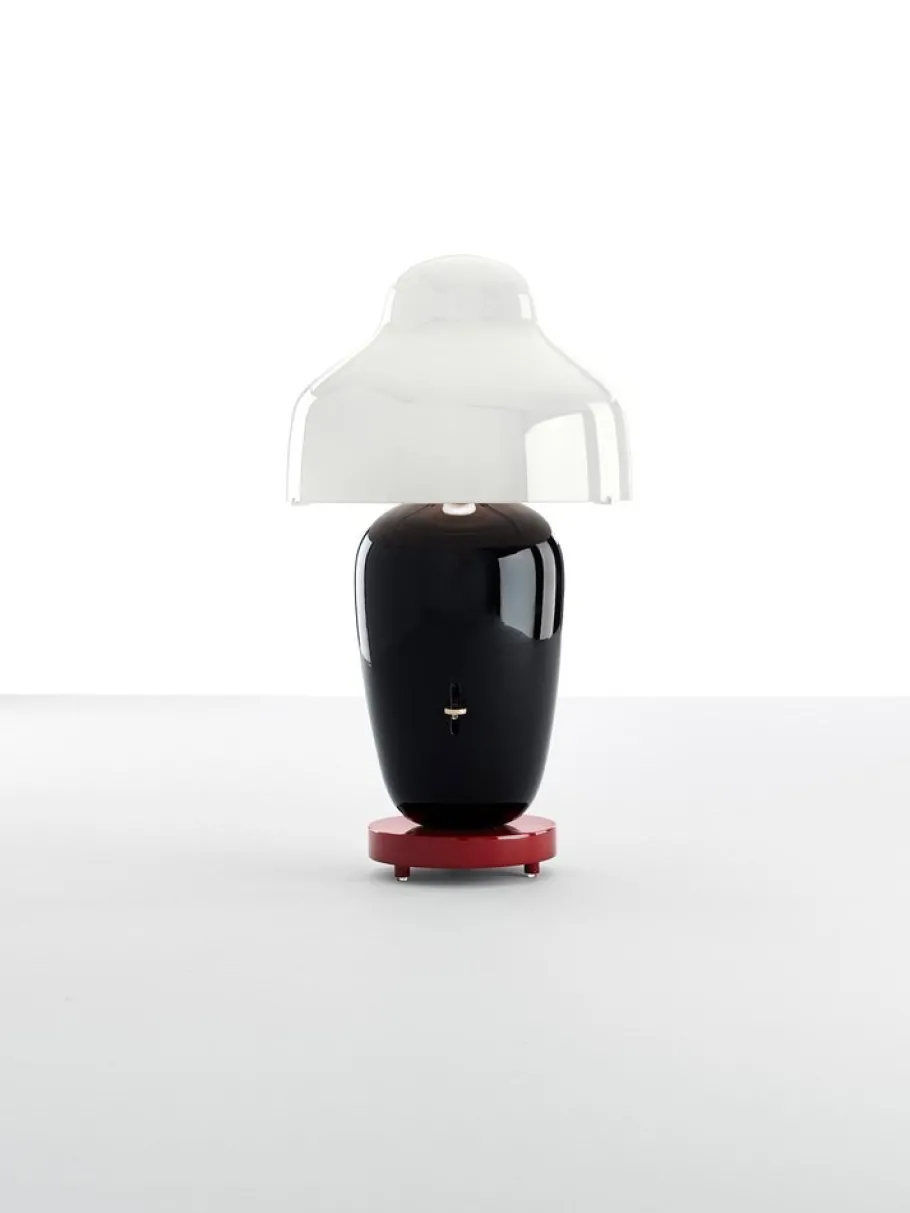 New Pamono Black Chinoz Table Lamp by Parachilna