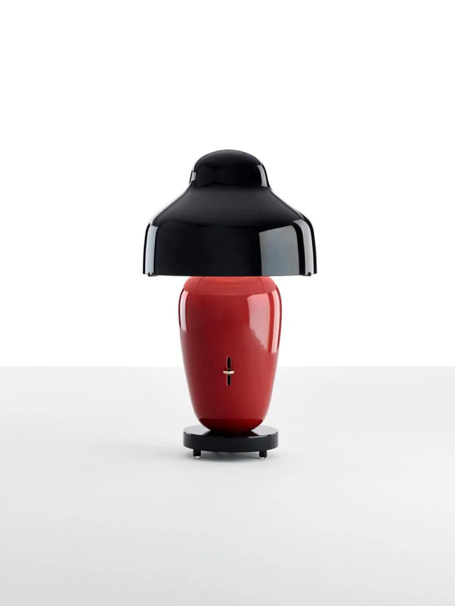 New Pamono Black Chinoz Table Lamp by Parachilna