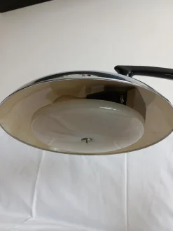 Sale Pamono Black Chrome Model Boomerang Table Lamp from Fase, 1960s