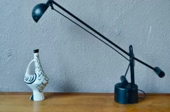 Outlet Pamono Black Desk Lamp with Pendulum and Double Counterweight, 1990s