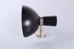 Discount Pamono Black Diabolo Wall Sconce from Stilnovo, 1950s