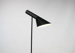 Online Pamono Black Floor Lamp by Arne Jacobsen for Louis Poulsen