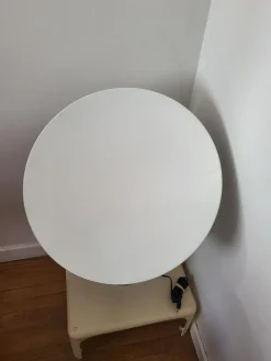 Sale Pamono Black Flos Taccia Lamp in Glass and Aluminum by Achille and Pier Castiglioni for Flos, Italy, 1960s