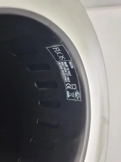 Sale Pamono Black Flos Taccia Lamp in Glass and Aluminum by Achille and Pier Castiglioni for Flos, Italy, 1960s