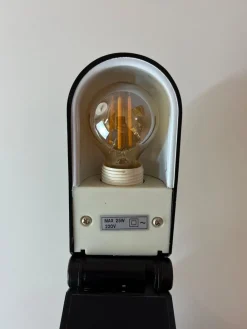 New Pamono Black Manon Table and Wall Lamp by Yamada Shomei