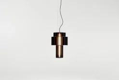 Hot Pamono Black Matte Babel T PE Pendant Lamp by Parachilna