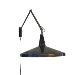 Online Pamono Black Model 4050 Panama Lamp by Wim Rietveld for Gispen, 1955
