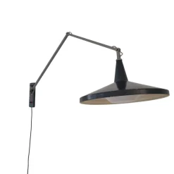 Online Pamono Black Model 4050 Panama Lamp by Wim Rietveld for Gispen, 1955