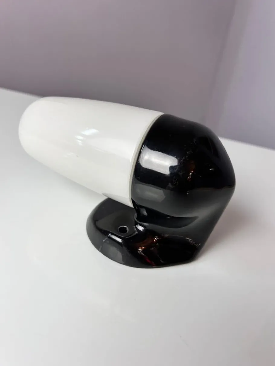 New Pamono Black Model 6067 Wall Lamp by Wilhelm Wagenfeld for Lindner