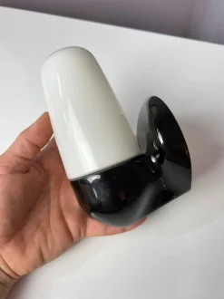 New Pamono Black Model 6067 Wall Lamp by Wilhelm Wagenfeld for Lindner