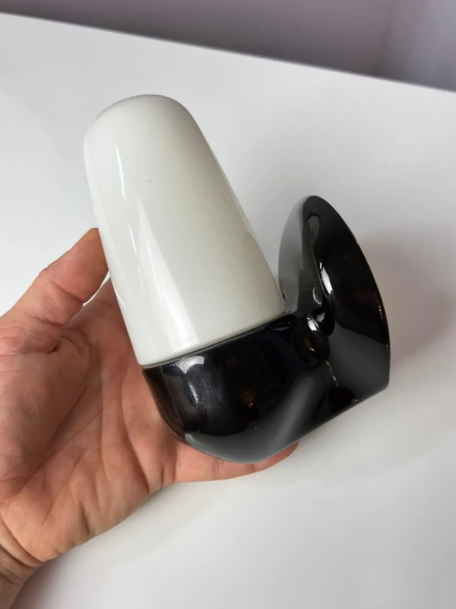 New Pamono Black Model 6067 Wall Lamp by Wilhelm Wagenfeld for Lindner