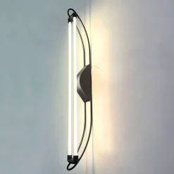 Online Pamono Black Neon Wall Lamp by Gian N. Gigante for Zerbetto, 1980s