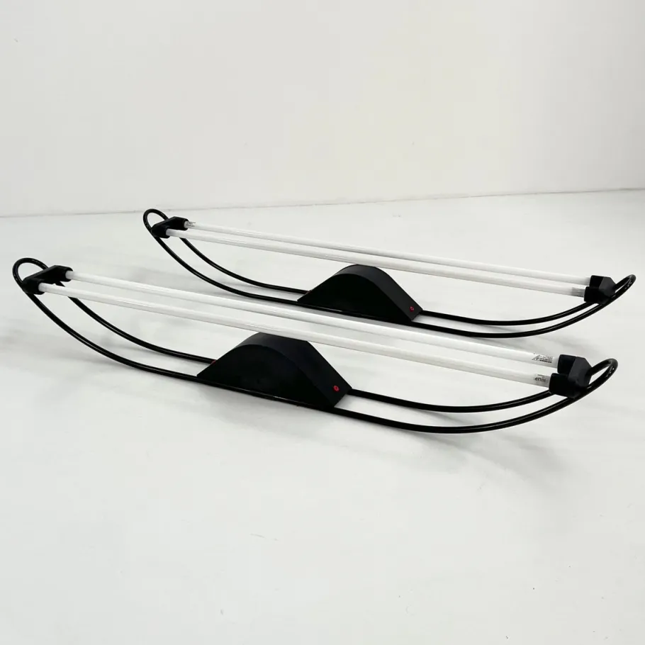 Online Pamono Black Neon Wall Lamp by Gian N. Gigante for Zerbetto, 1980s