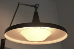 Hot Pamono Black No. 4050 Panama Wall Lamp by Wim Rietveld & André Cordemeyer for Gispen, 1950s