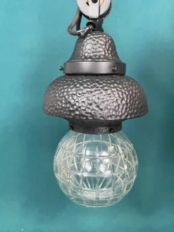 Hot Pamono Black Secession Wall Lamp, 1890s